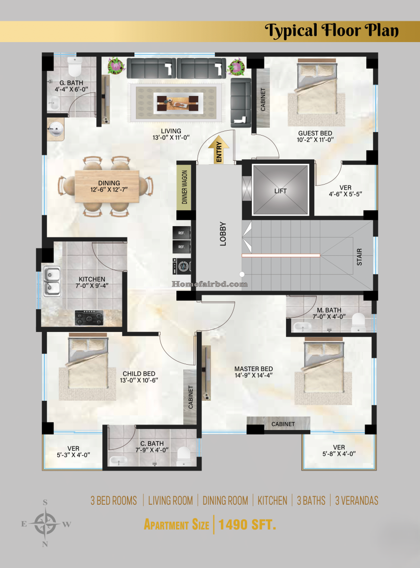 Single Unit Luxurious Ongoing flat for Sale @ Aftab Nagar
