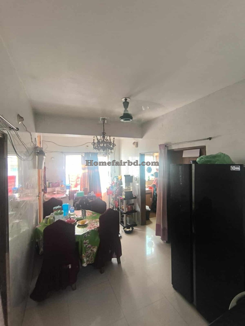 Well-Decorated 1200 sq.ft Flat with Parking for Sale