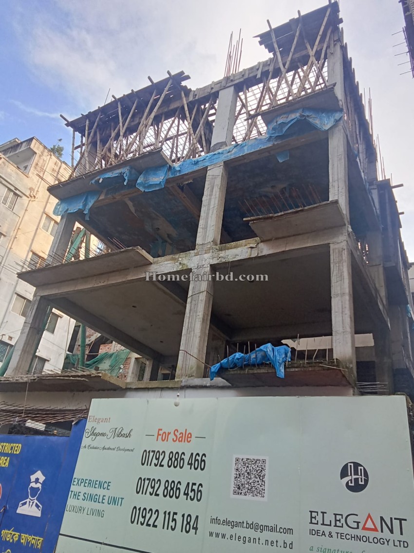 Luxurious Single-unit ongoing flat for Sale @ Aftabnagar. 