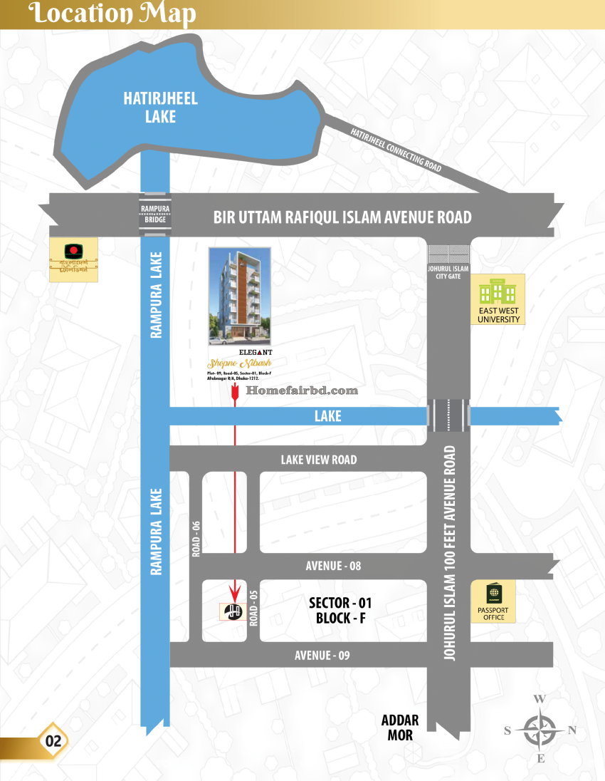 Luxurious Single-unit ongoing flat for Sale @ Aftabnagar. 